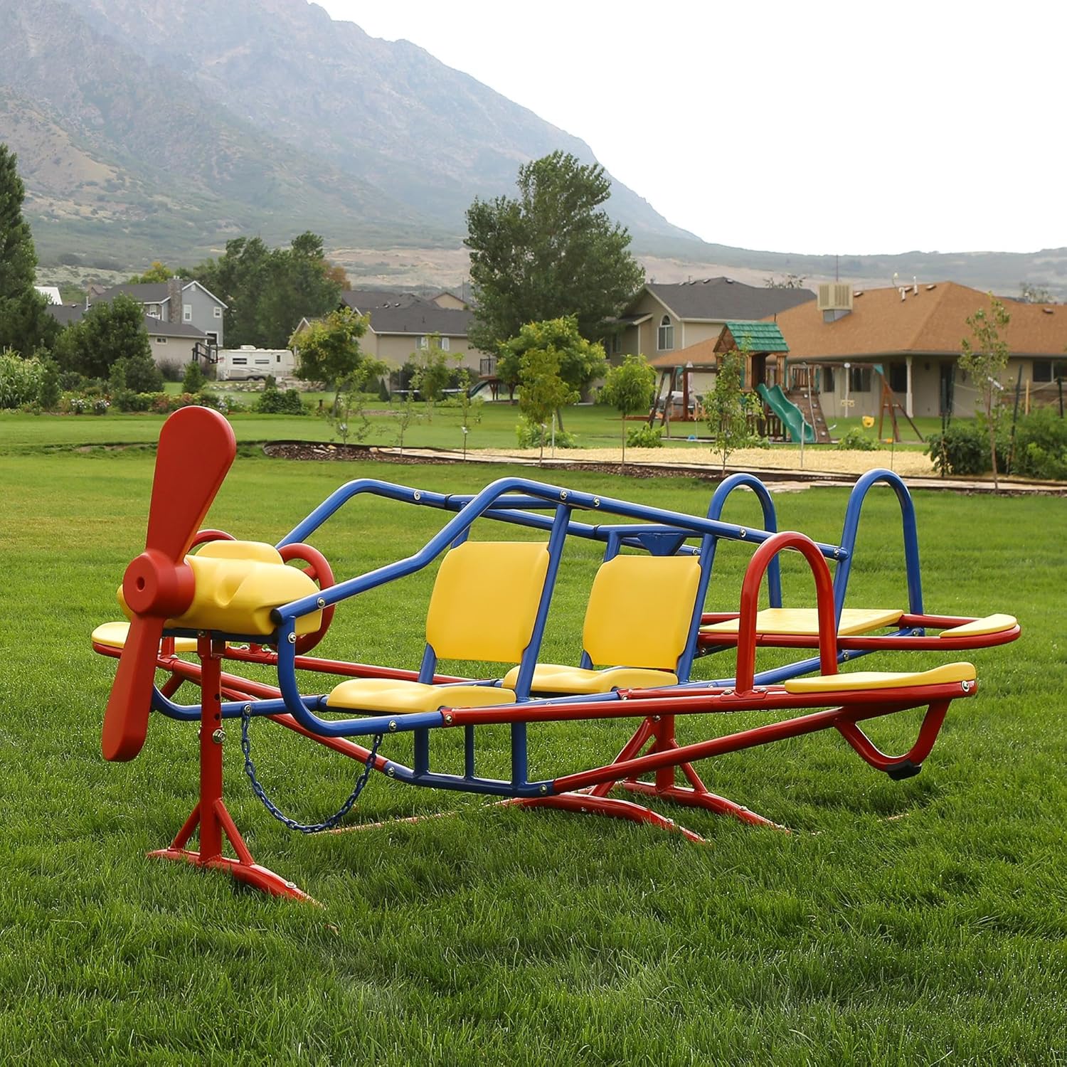 LIFETIME Airplane Teeter Totter Ace Flyer 151110 Primary Color Double Play